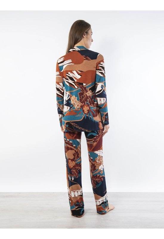 Pigiama Aperto Donna VP13 Verdissima - evabiancheria