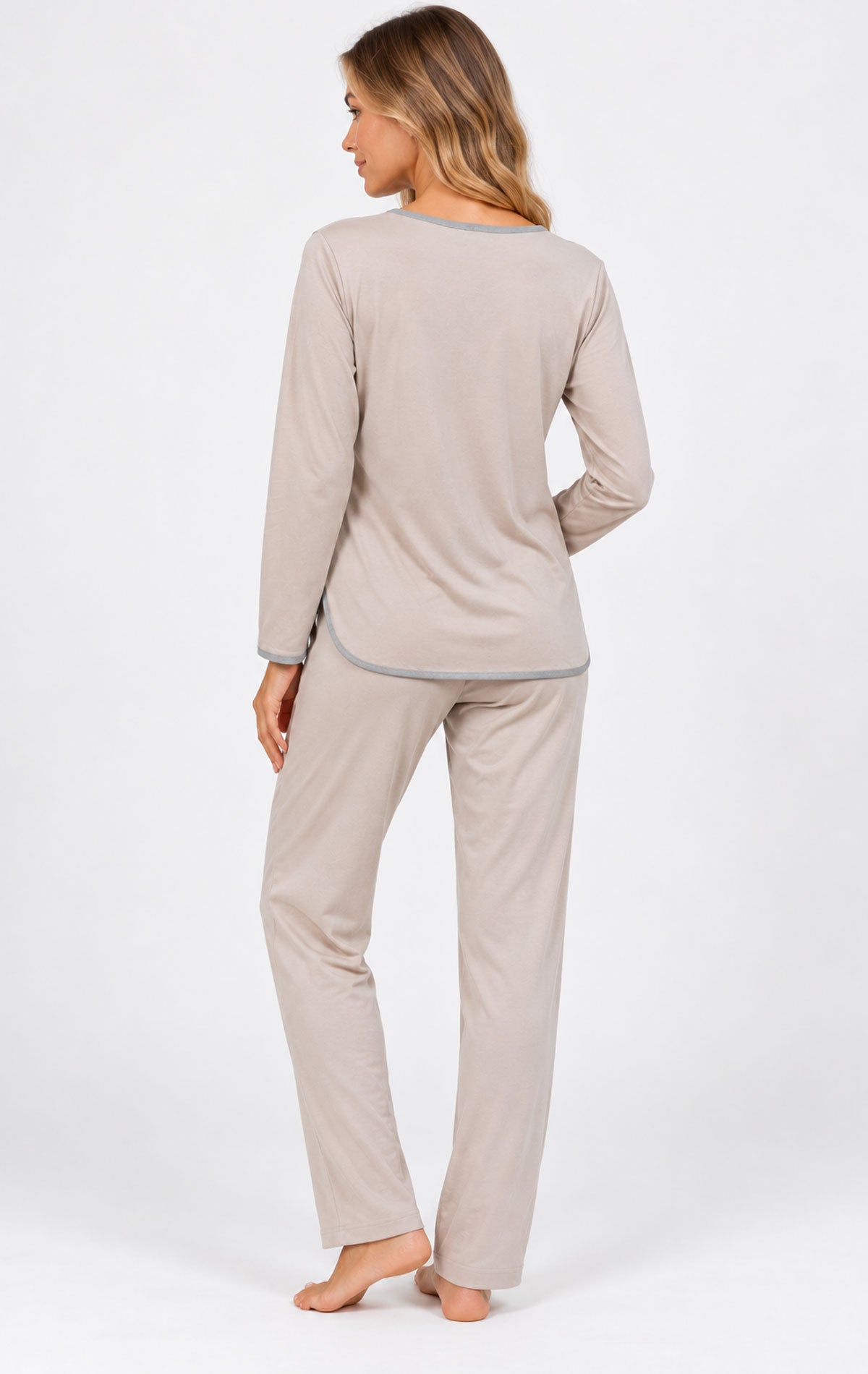 Pigiama Serafino Donna EI272 Fida