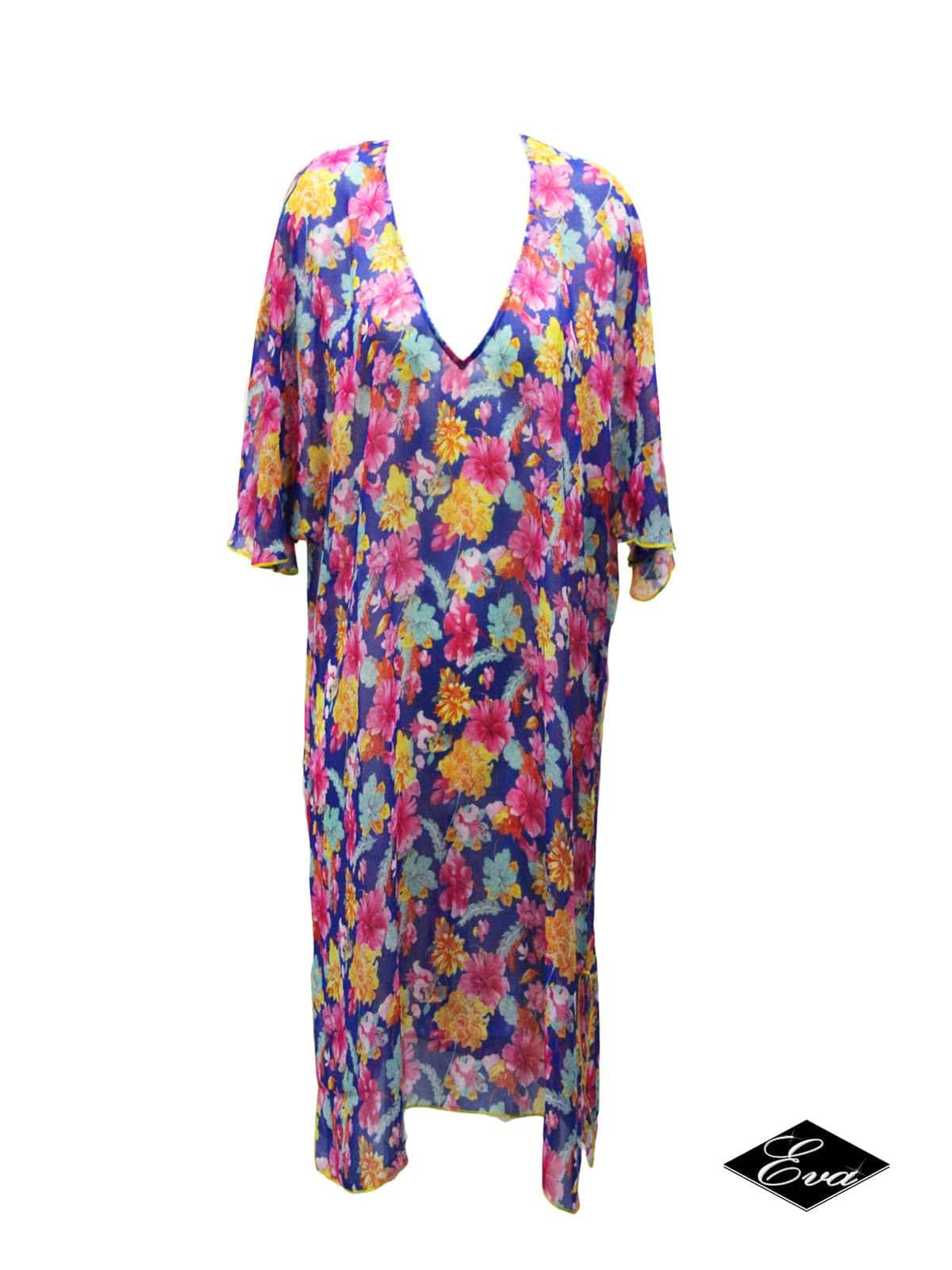 Abito Kaftano Donna L ILE AUX ALTHEAS 1637 ANTIGEL - evabiancheria