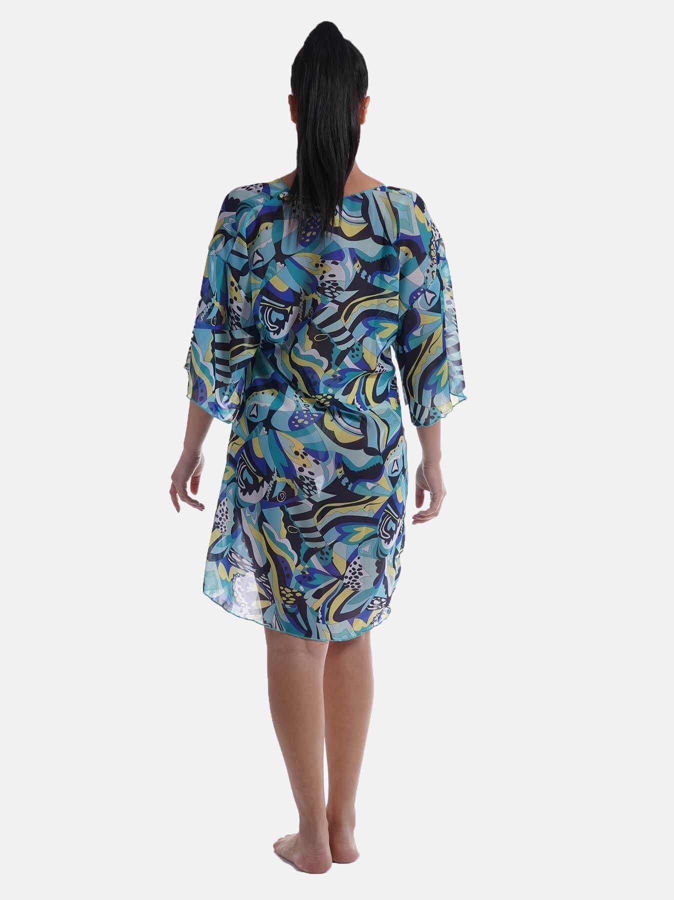 Abito Kaftano Donna LA MUSE DE VENT ESB4496 ANTIGEL - evabiancheria