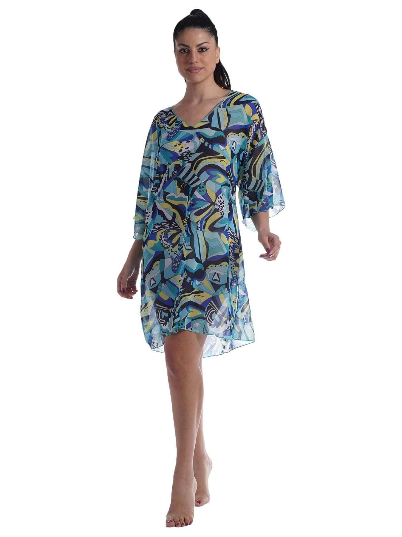 Abito Kaftano Donna LA MUSE DE VENT ESB4496 ANTIGEL - evabiancheria