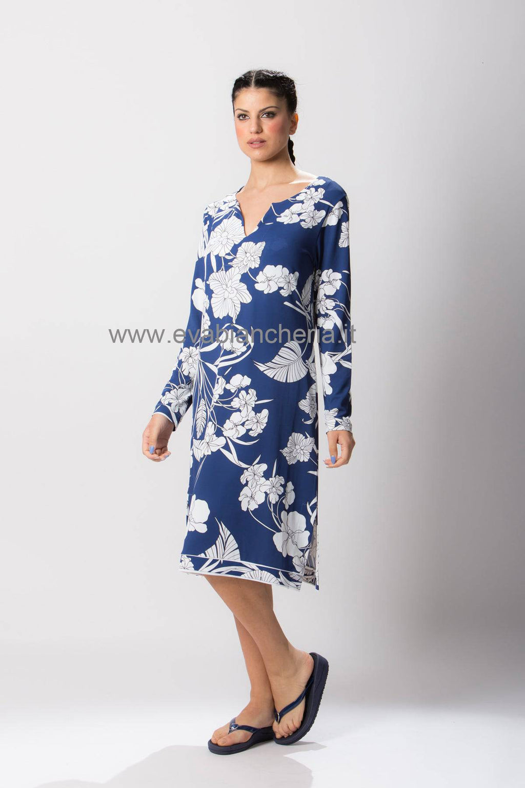 Abito Lungo Donna 7307 71 Atlantique evabiancheria