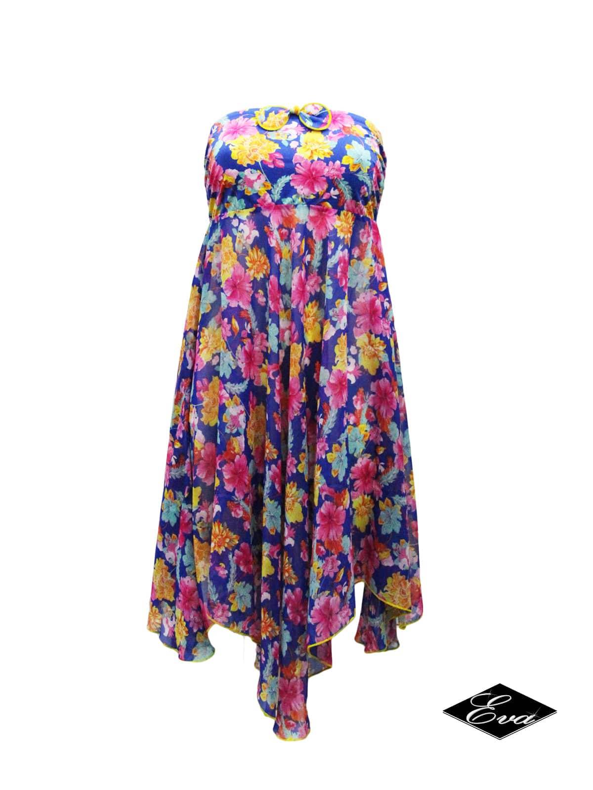 Abito Lungo Donna L ILE AUX ALTHEAS 1337 ANTIGEL - evabiancheria