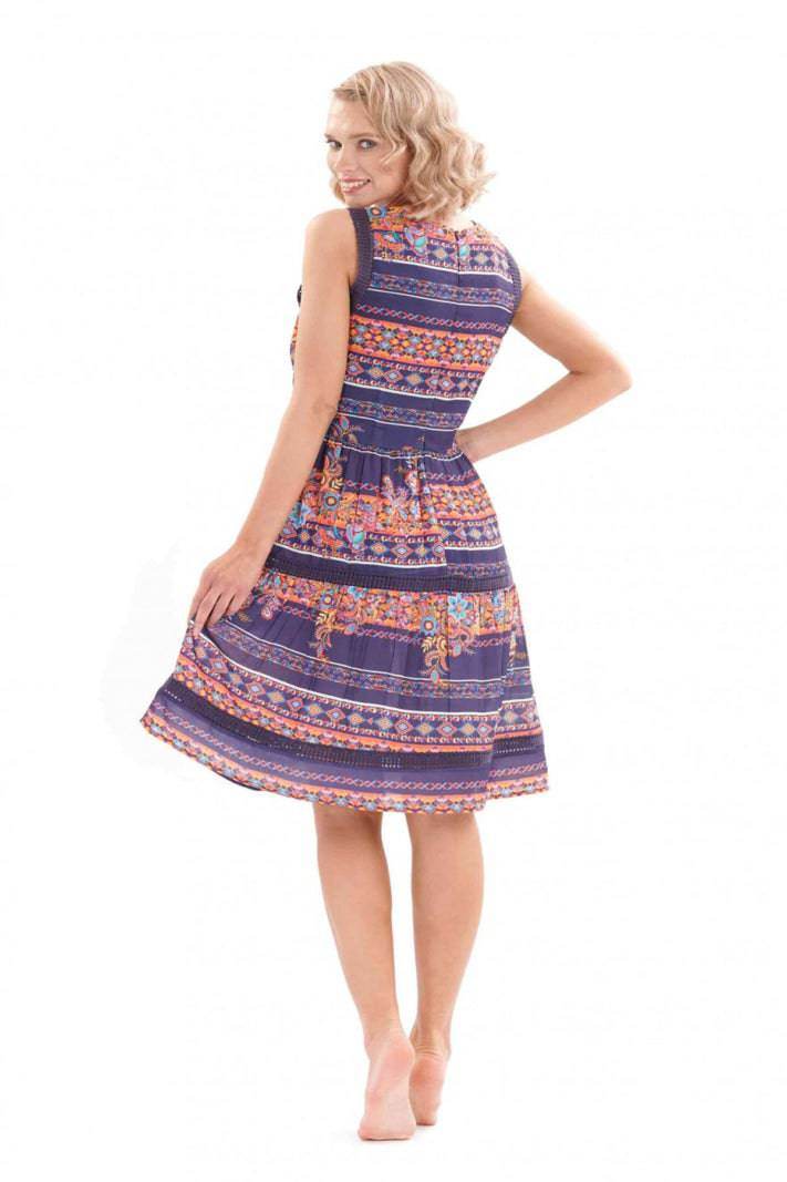 Abito Spalla Larga Donna VI20-034 Vacanze Italiane - evabiancheria