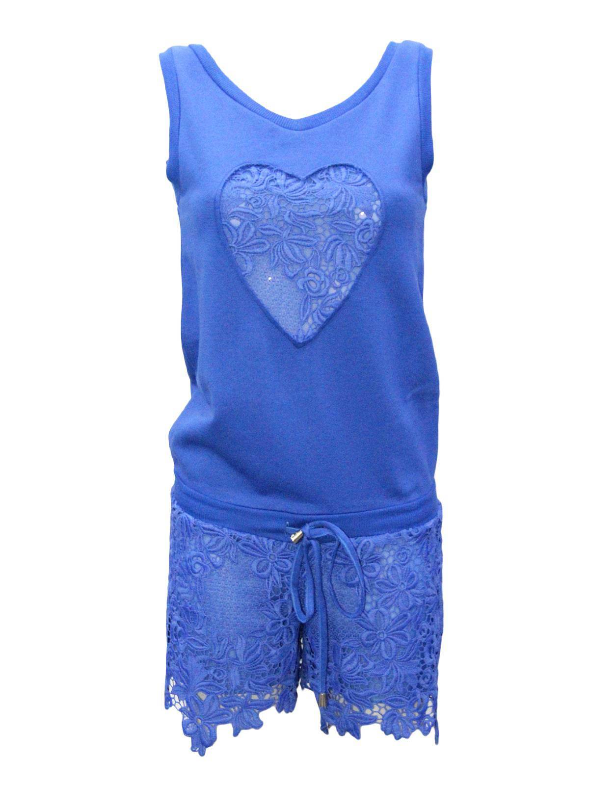 Abito corto Donna 9142 AZURE Pepita - evabiancheria