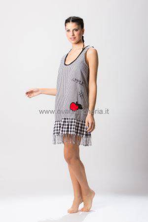 Abito corto Donna PORTOFINO 9710 Pepita - evabiancheria