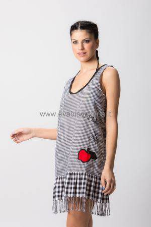 Abito corto Donna PORTOFINO 9710 Pepita - evabiancheria