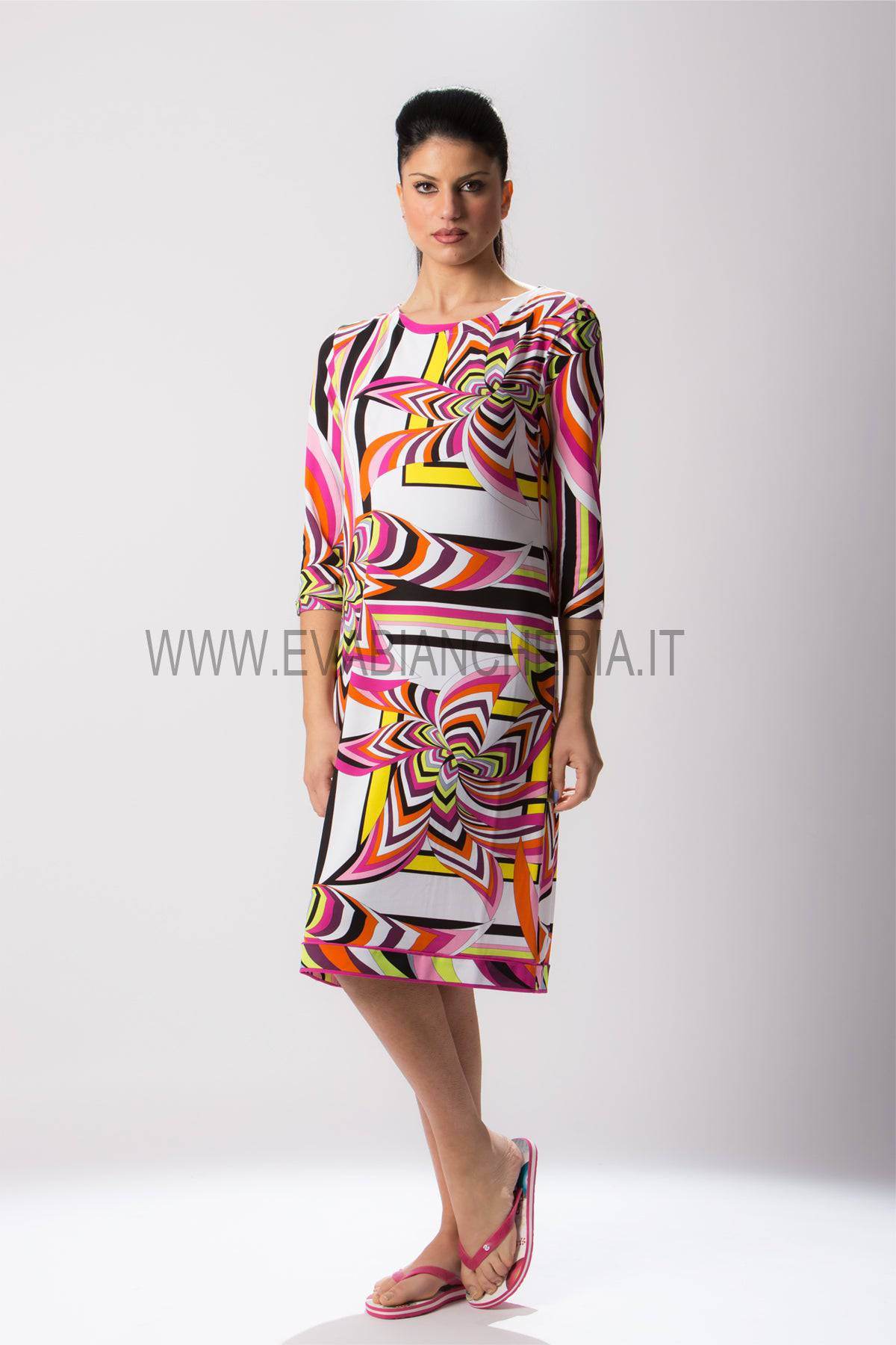 Abito manica 3/4 Donna 1300 01 Domani - evabiancheria