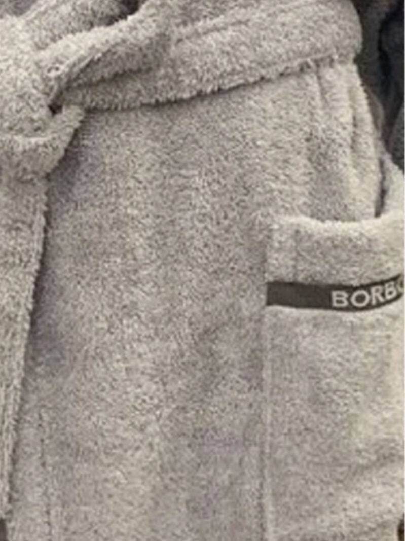 Accappatoio con cappuccio Bagno MINIMAL ACC Borbonese - evabiancheria