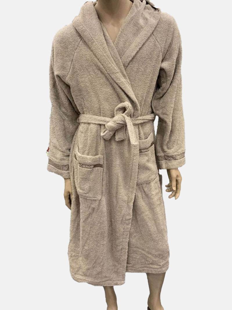 Accappatoio con cappuccio Bagno MINIMAL ACC Borbonese - evabiancheria