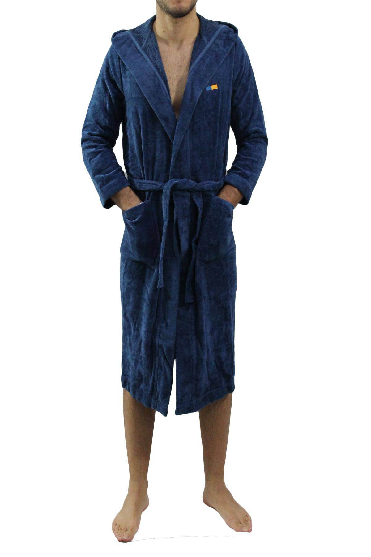 Accappatoio con cappuccio Bagno U2296 ACCAPPATOIO Luna di Giorno - evabiancheria