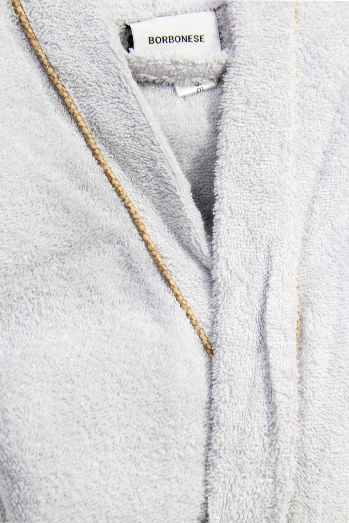 Accappatoio con cappuccio Biancheria FINE OP ACC Borbonese - evabiancheria