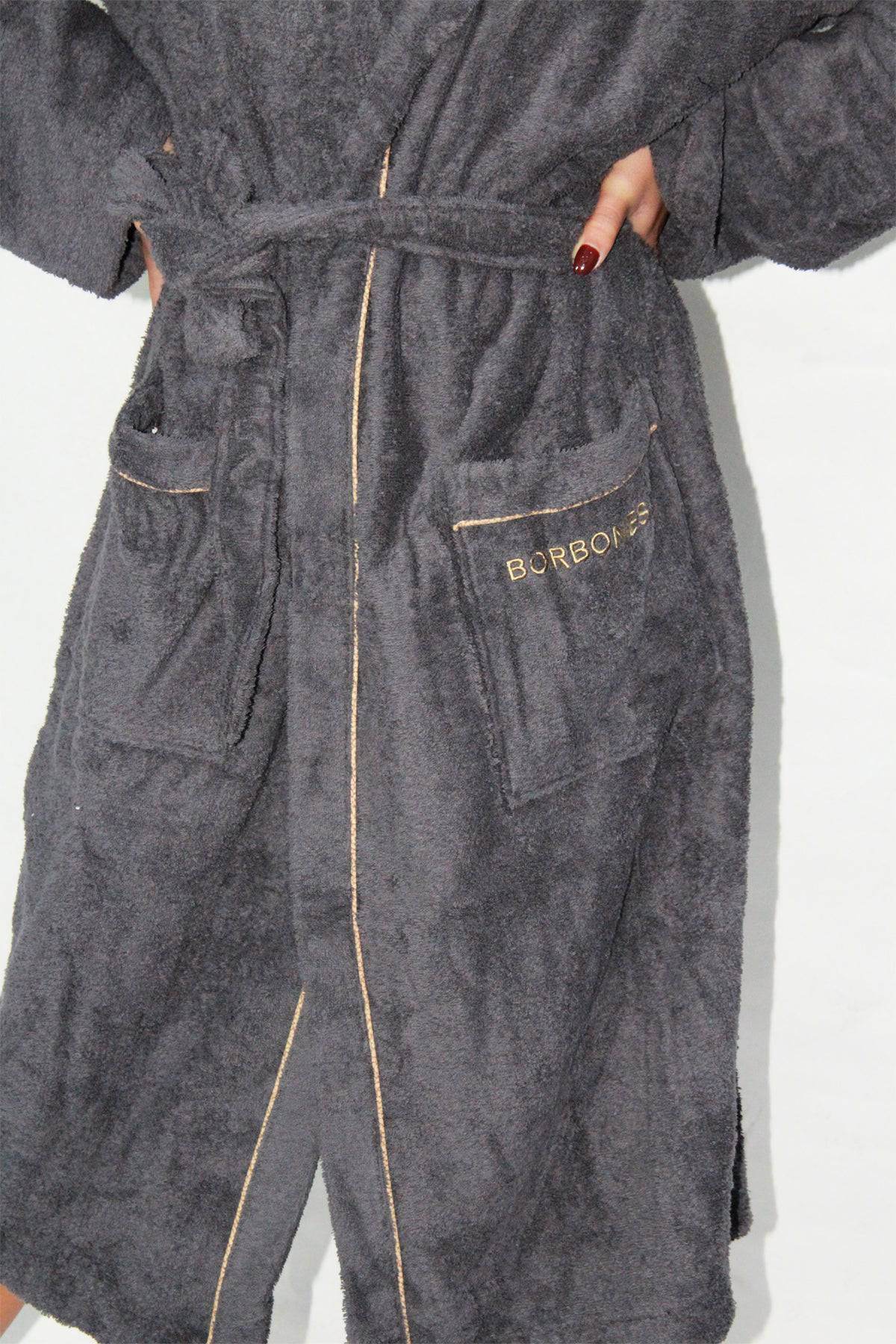 Accappatoio con cappuccio Biancheria FINE OP ACC Borbonese - evabiancheria