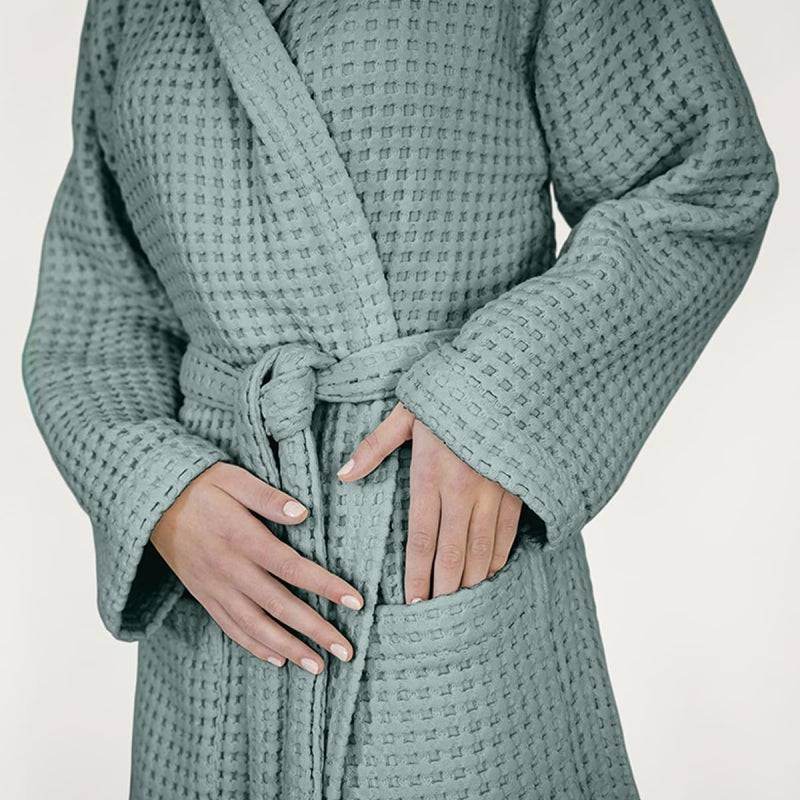 Accappatoio con cappuccio Biancheria Nettare Acc Fazzini - evabiancheria