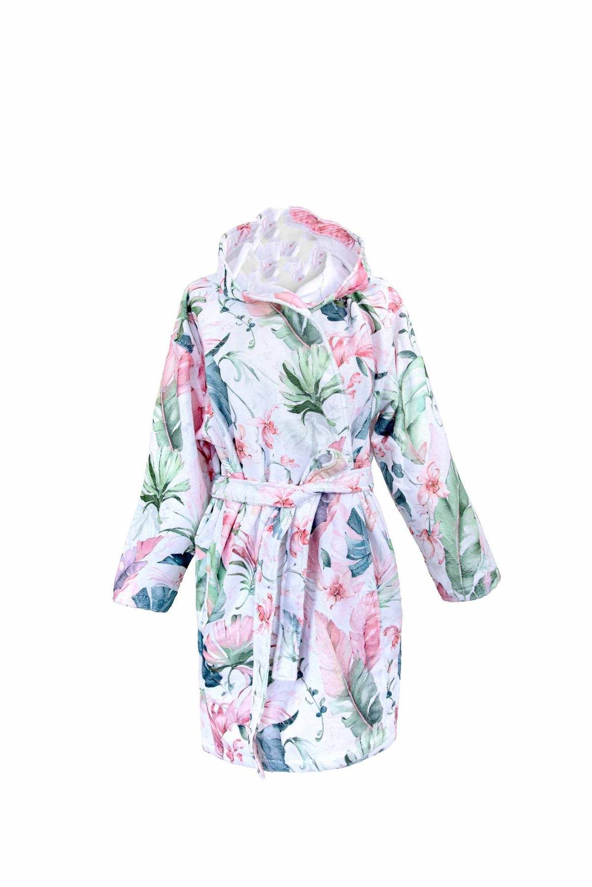 Accappatoio con cappuccio Donna Garden ACC Lovely Shabby - evabiancheria