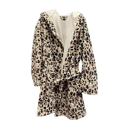 Accappatoio con cappuccio Donna Leopard Acc Lovely Shabby evabiancheria