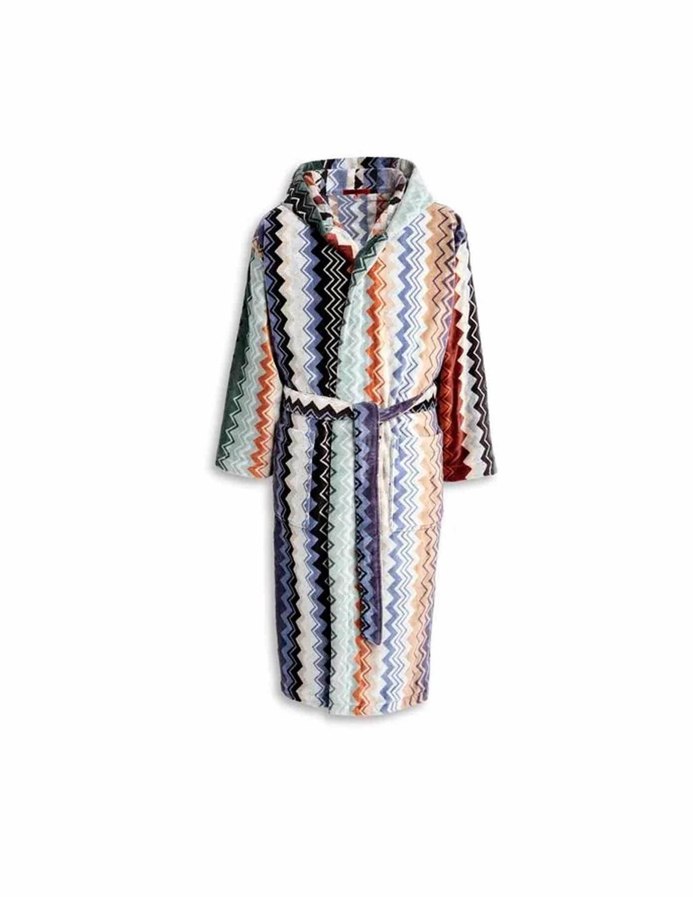 Accappatoio con cappuccio Unisex adulto Giacomo acc Missoni Home - evabiancheria