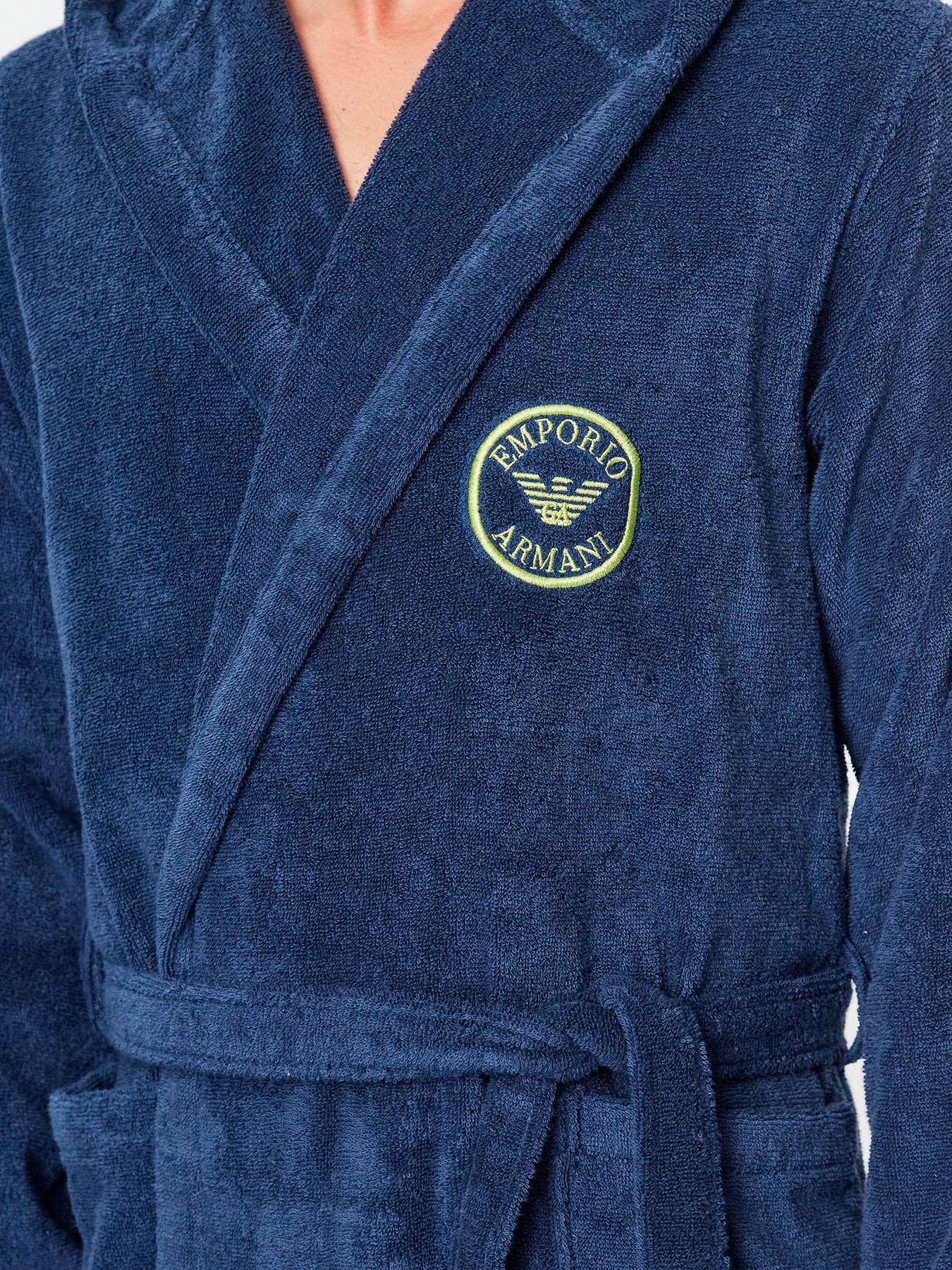 Accappatoio con cappuccio Uomo 3F591 112057 Emporio Armani - evabiancheria