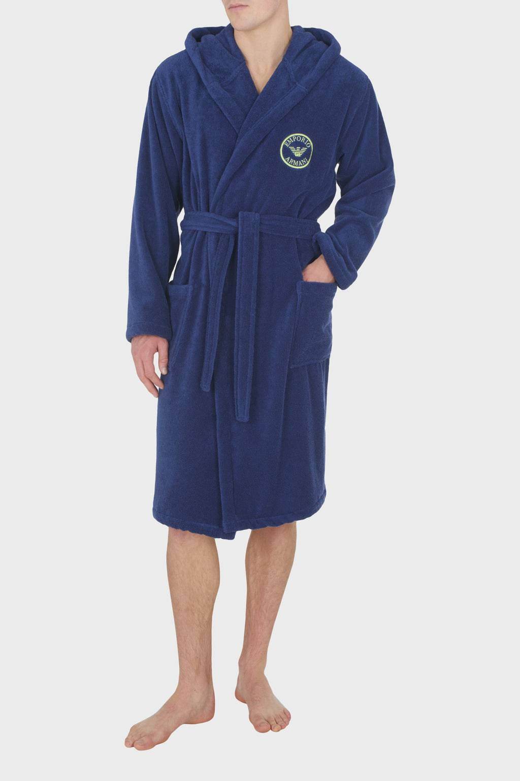 Accappatoio con cappuccio Uomo 3F591 112057 Emporio Armani - evabiancheria