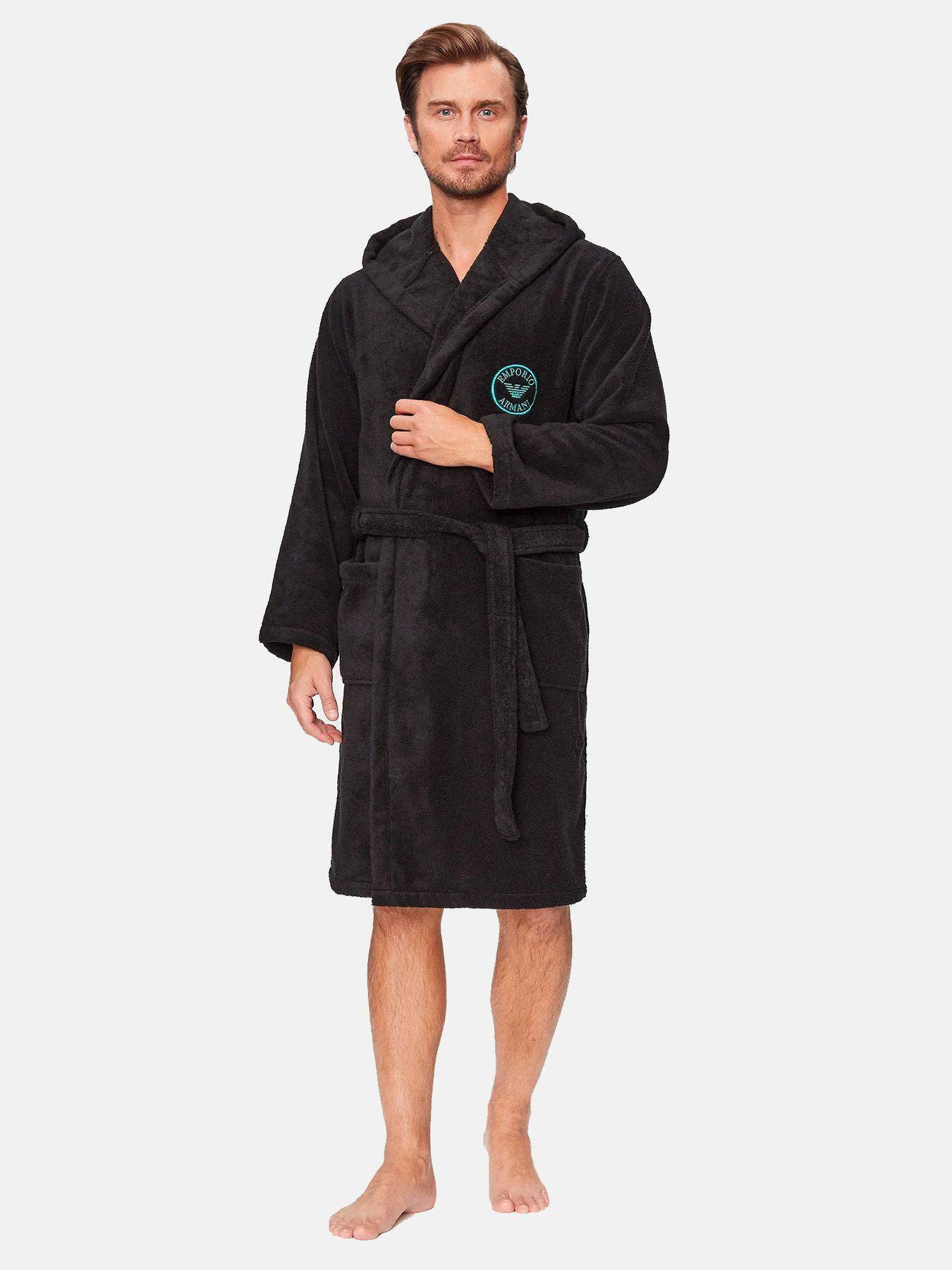 Accappatoio con cappuccio Uomo 3F591 112057 Emporio Armani - evabiancheria