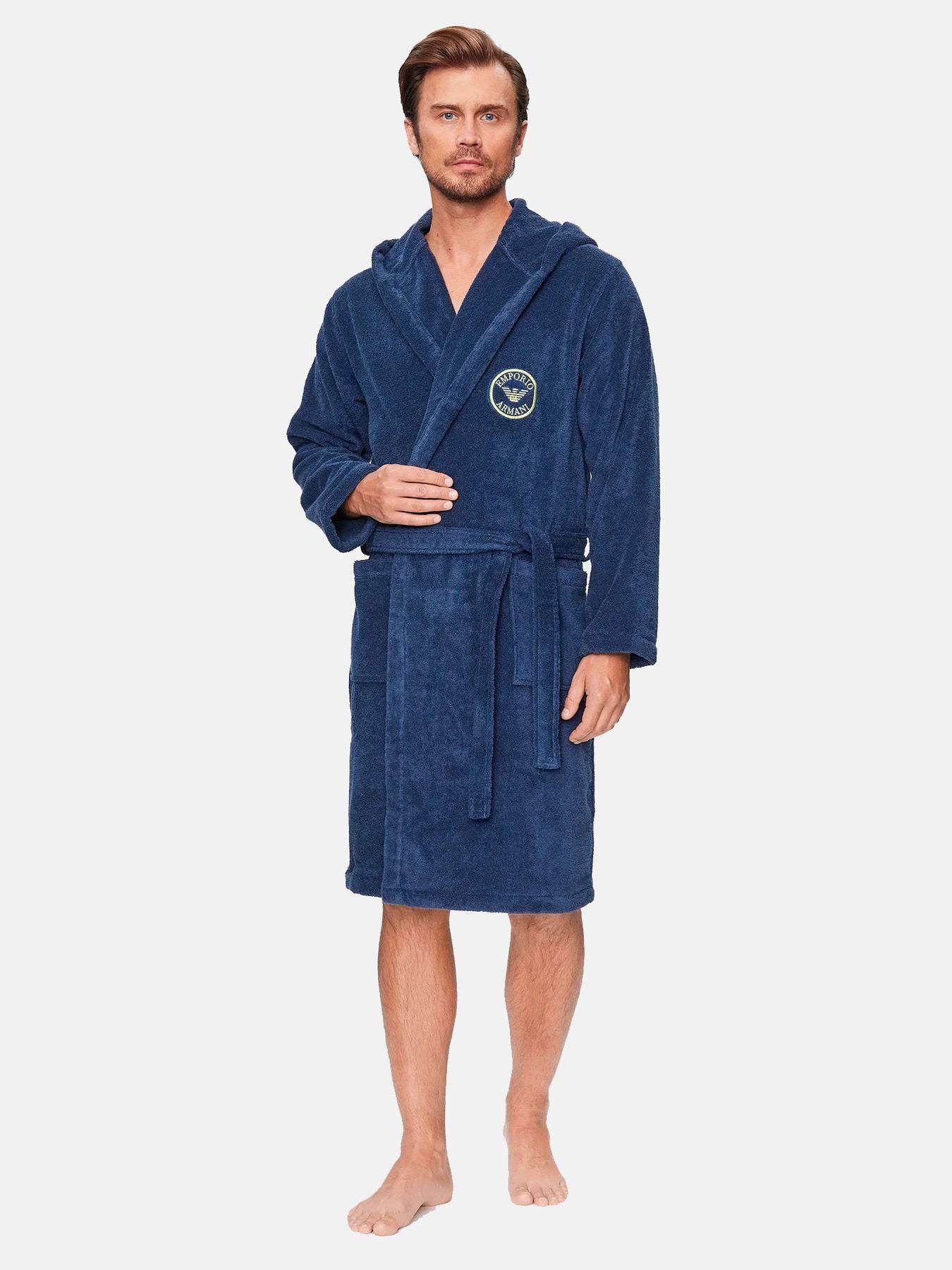 Accappatoio con cappuccio Uomo 3F591 112057 Emporio Armani - evabiancheria