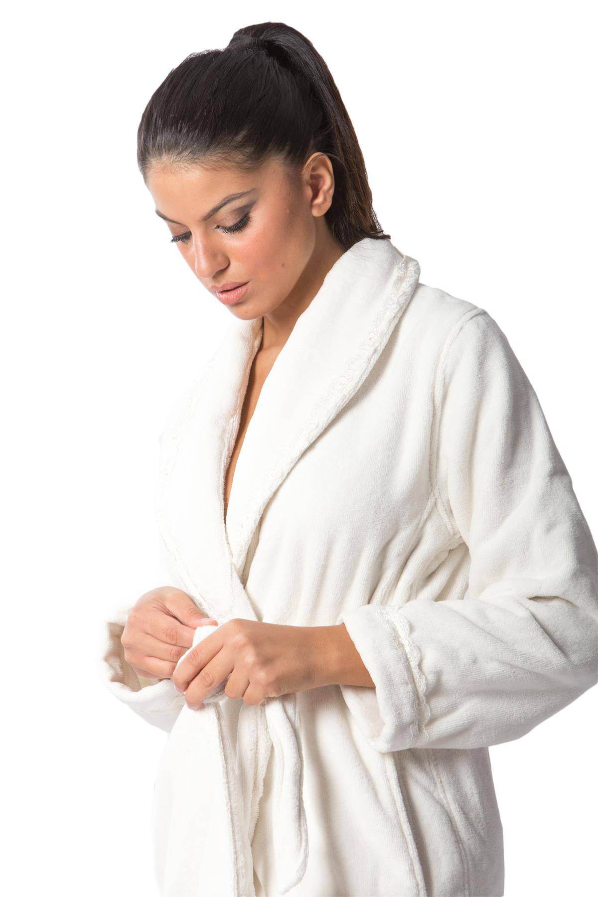 Accappatoio senza cappuccio Bagno PETIT MAISON ACC La Perla - evabiancheria