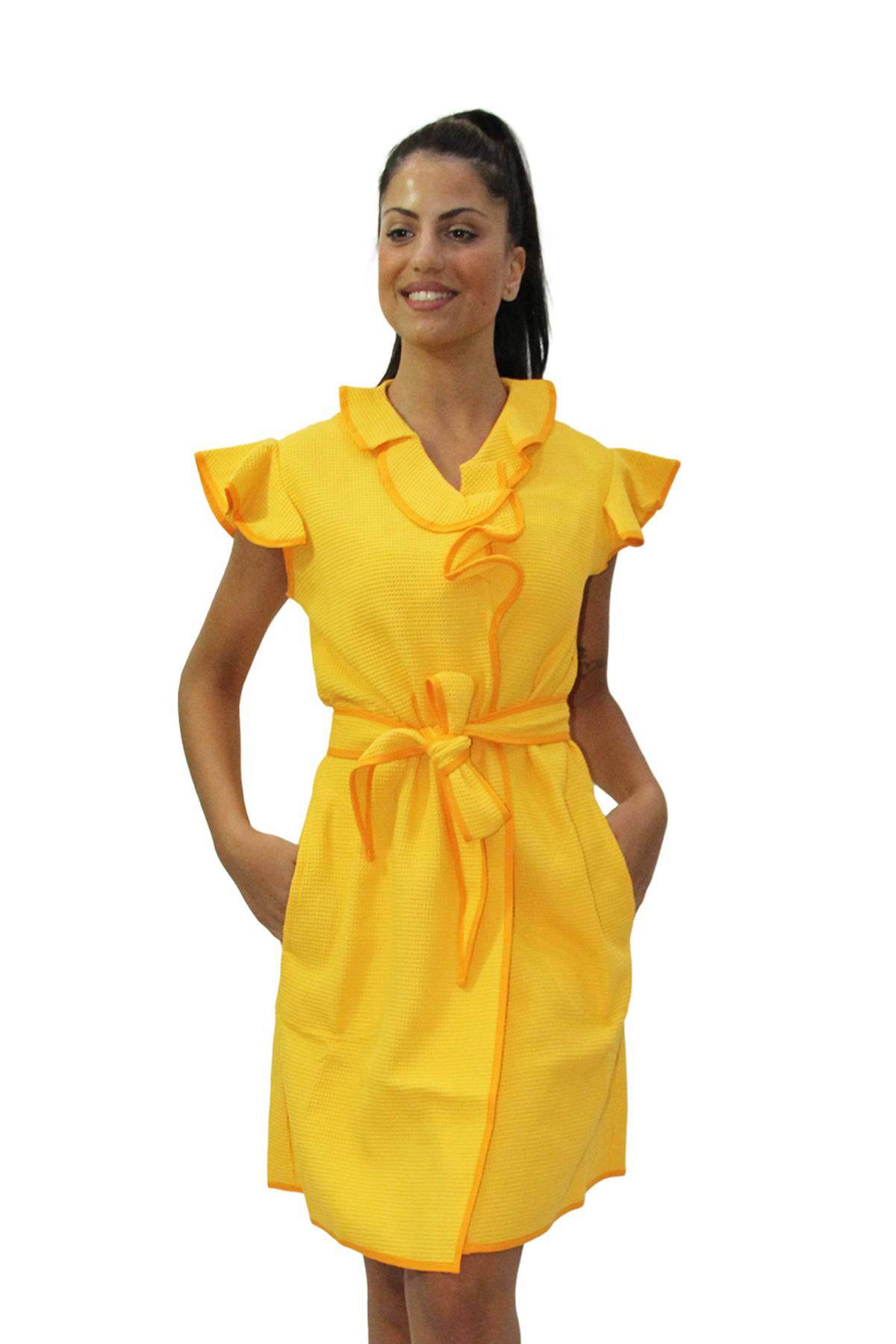 Accappatoio senza cappuccio Bagno UNITO N D APE ACCAPPATOIO Luna di Giorno - evabiancheria