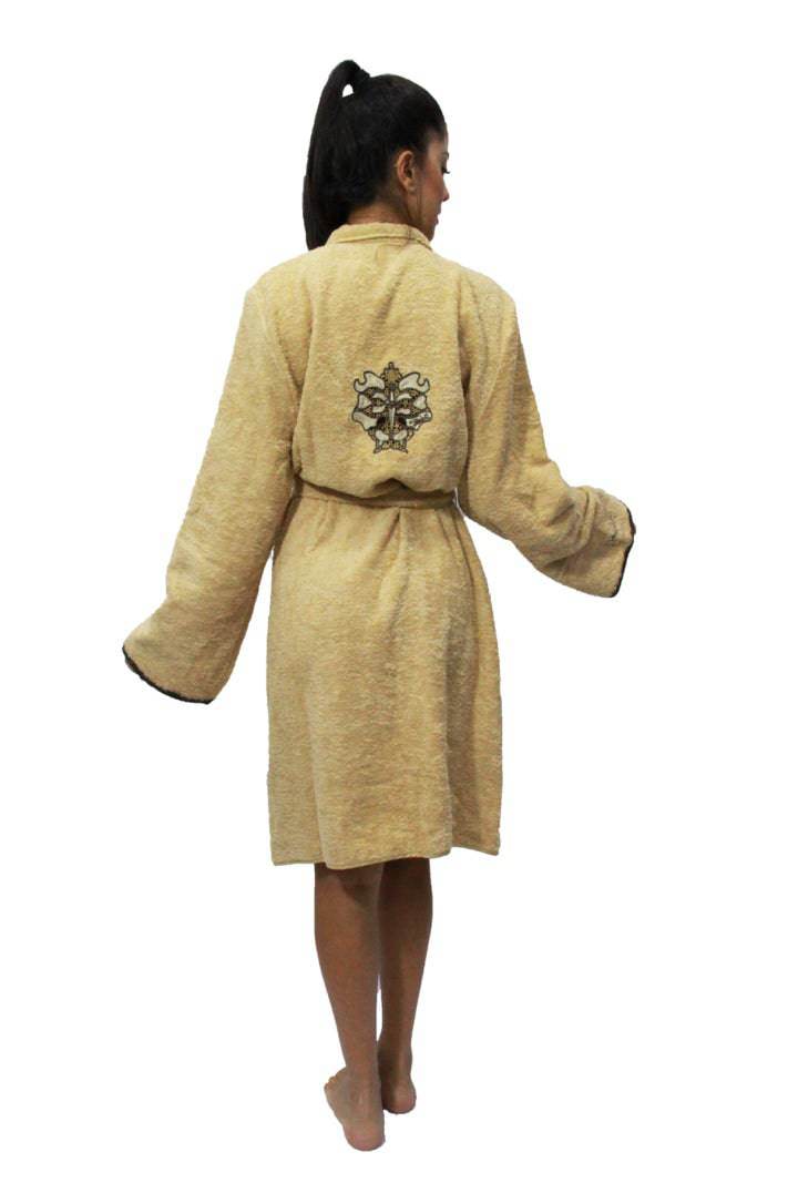 Accappatoio senza cappuccio Unisex LIBELLULA ACCAPPATOIO Cesare Paciotti - evabiancheria