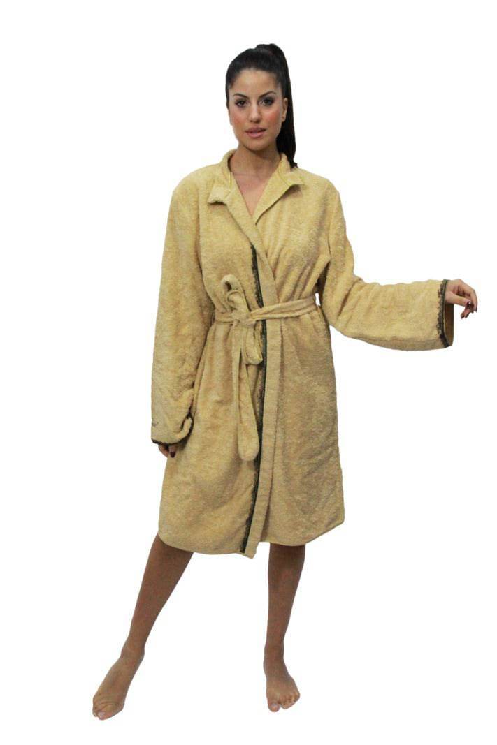 Accappatoio senza cappuccio Unisex LIBELLULA ACCAPPATOIO Cesare Paciotti - evabiancheria