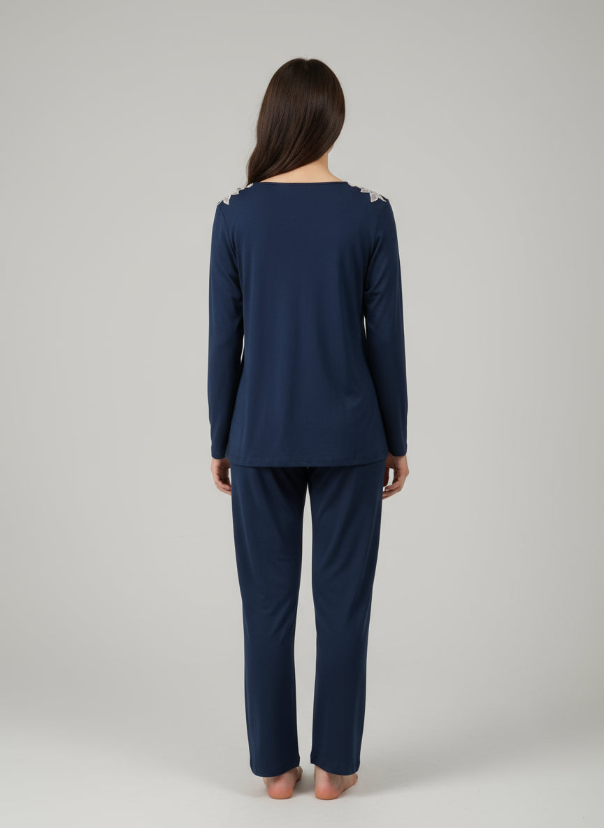 Pigiama Giro collo Donna Stella Paladini