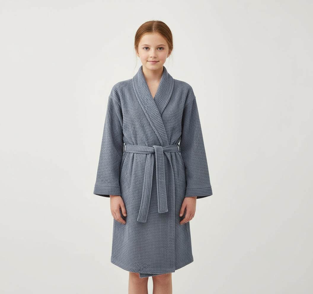 Accappatoio con cappuccio Bambini e ragazzi Gaia Acc Rebecca Home - evabiancheria