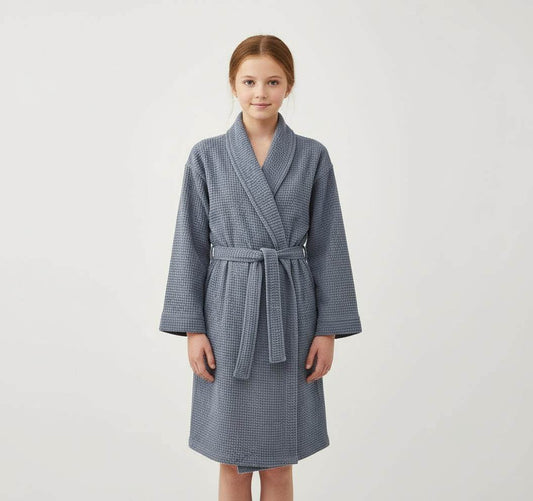 Accappatoio con cappuccio Bambini e ragazzi Gaia Acc Rebecca Home - evabiancheria