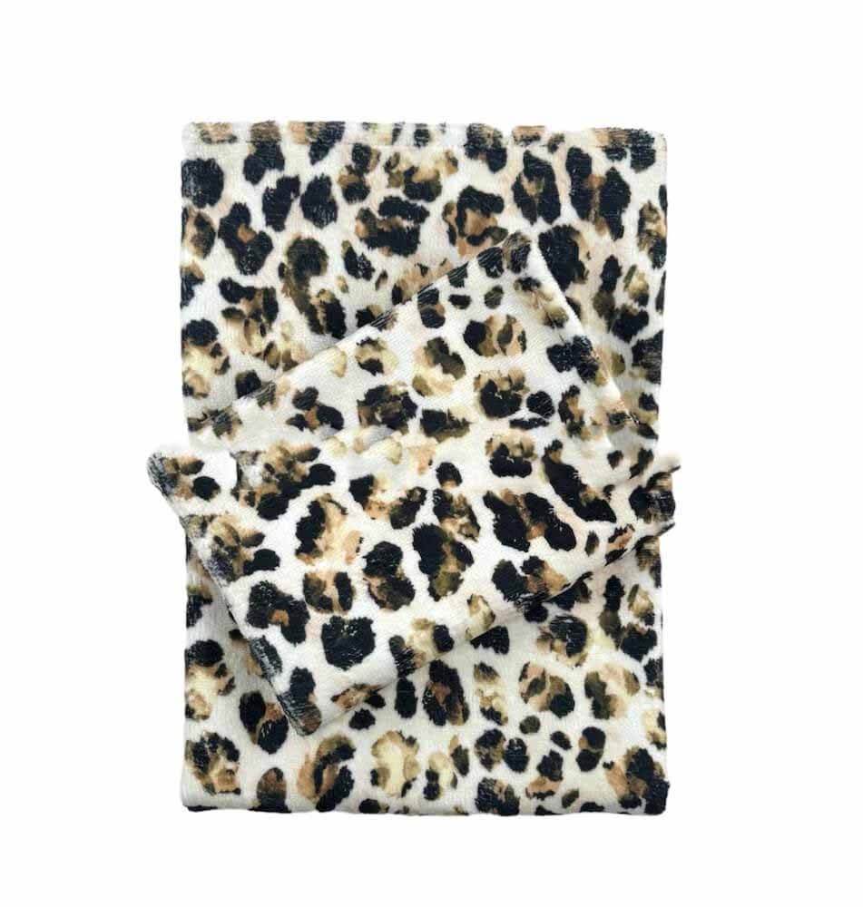 Asciugamani 1+1 Biancheria Leopard 1+1 Lovely Shabby - evabiancheria