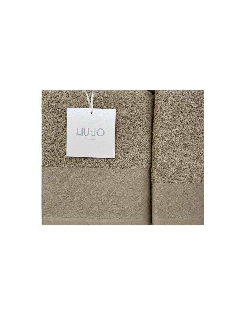 Asciugamani Coppia 1+1 Bagno CHAINS 1 1 Liu Jo Home - evabiancheria