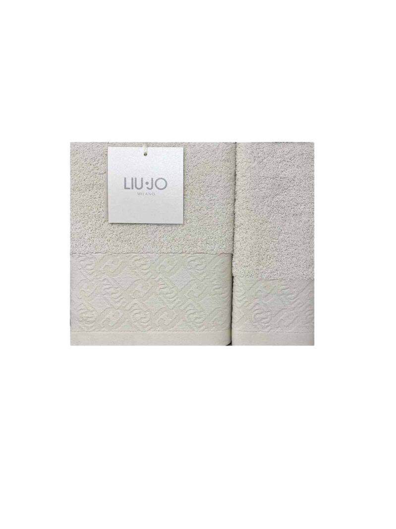Asciugamani Coppia 1+1 Bagno CHAINS 1 1 Liu Jo Home - evabiancheria