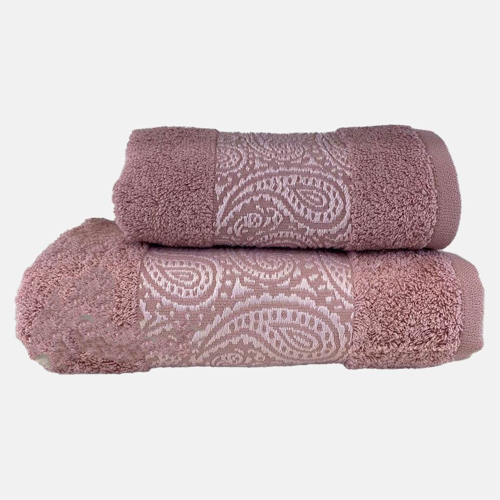 Asciugamani Coppia 1+1 Bagno Cashmere 1 1 Daltex - evabiancheria