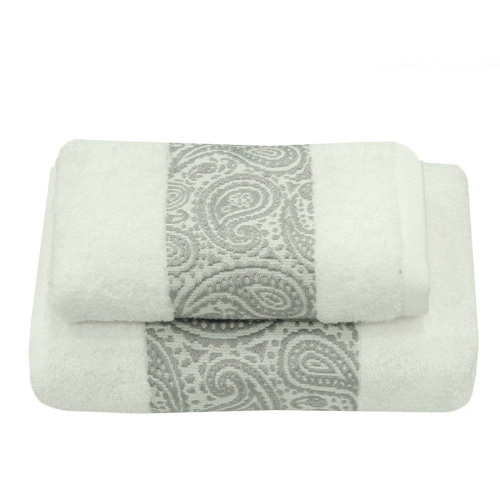 Asciugamani Coppia 1+1 Bagno Cashmere 1 1 Daltex - evabiancheria