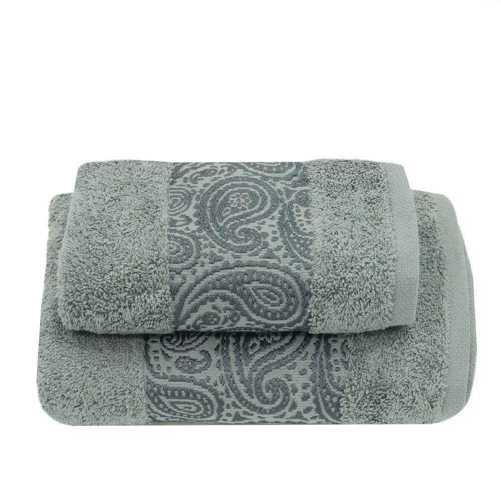 Asciugamani Coppia 1+1 Bagno Cashmere 1 1 Daltex - evabiancheria