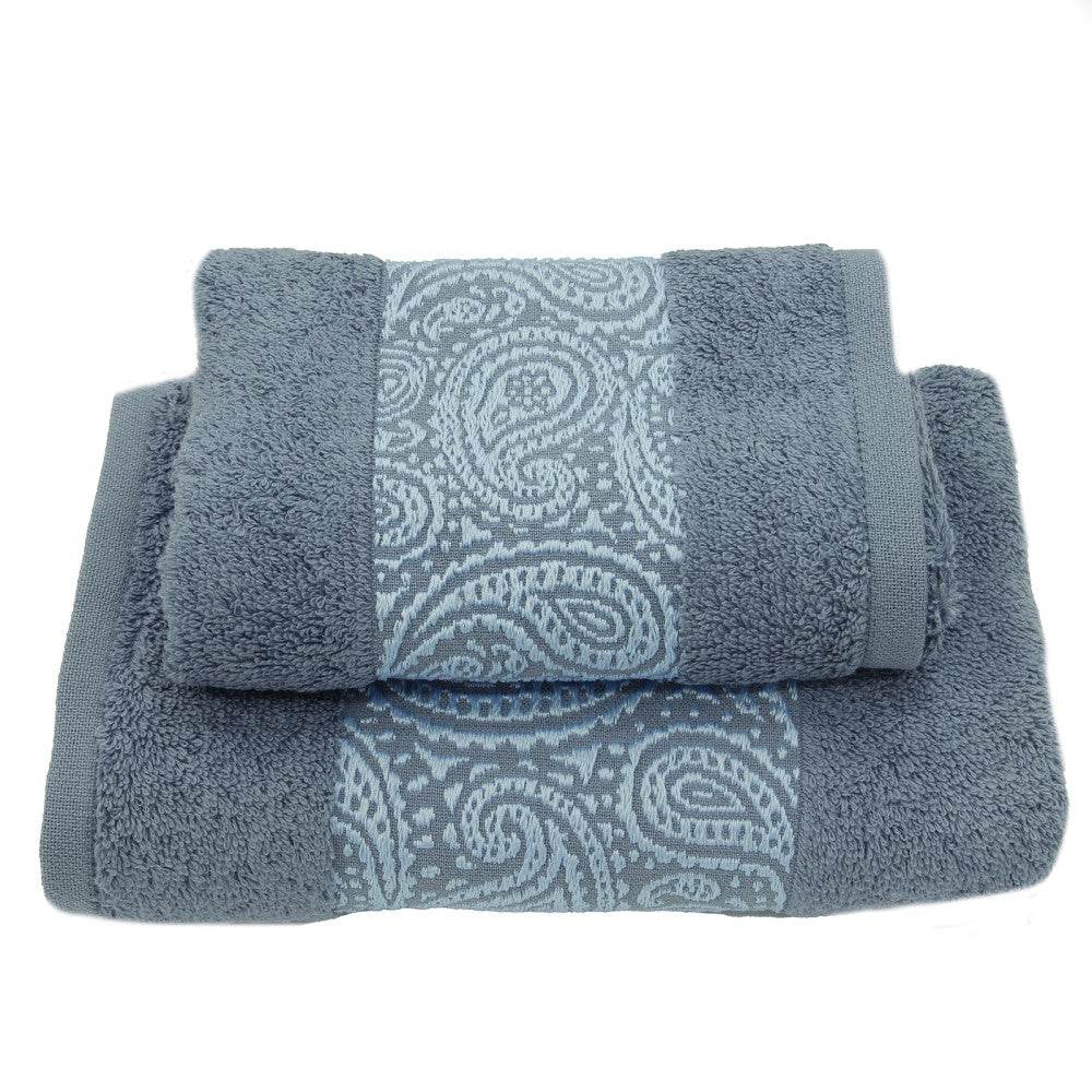 Asciugamani Coppia 1+1 Bagno Cashmere 1 1 Daltex - evabiancheria