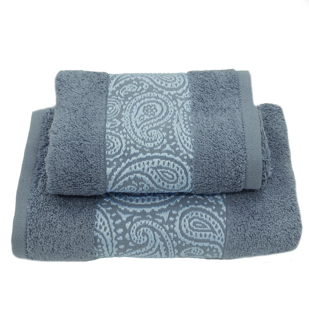 Asciugamani Coppia 1+1 Bagno Cashmere 1 1 Daltex evabiancheria