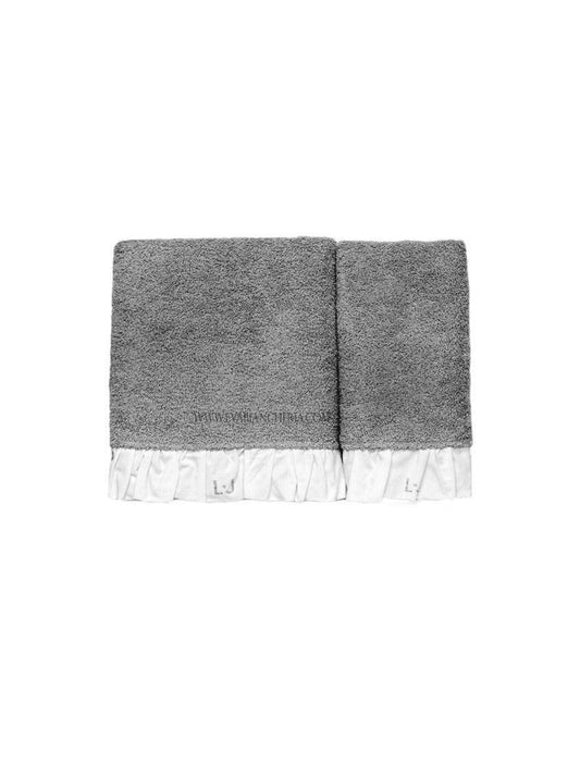 Asciugamani Coppia 1+1 Bagno FRAPPE LB857B Liu Jo Home - evabiancheria