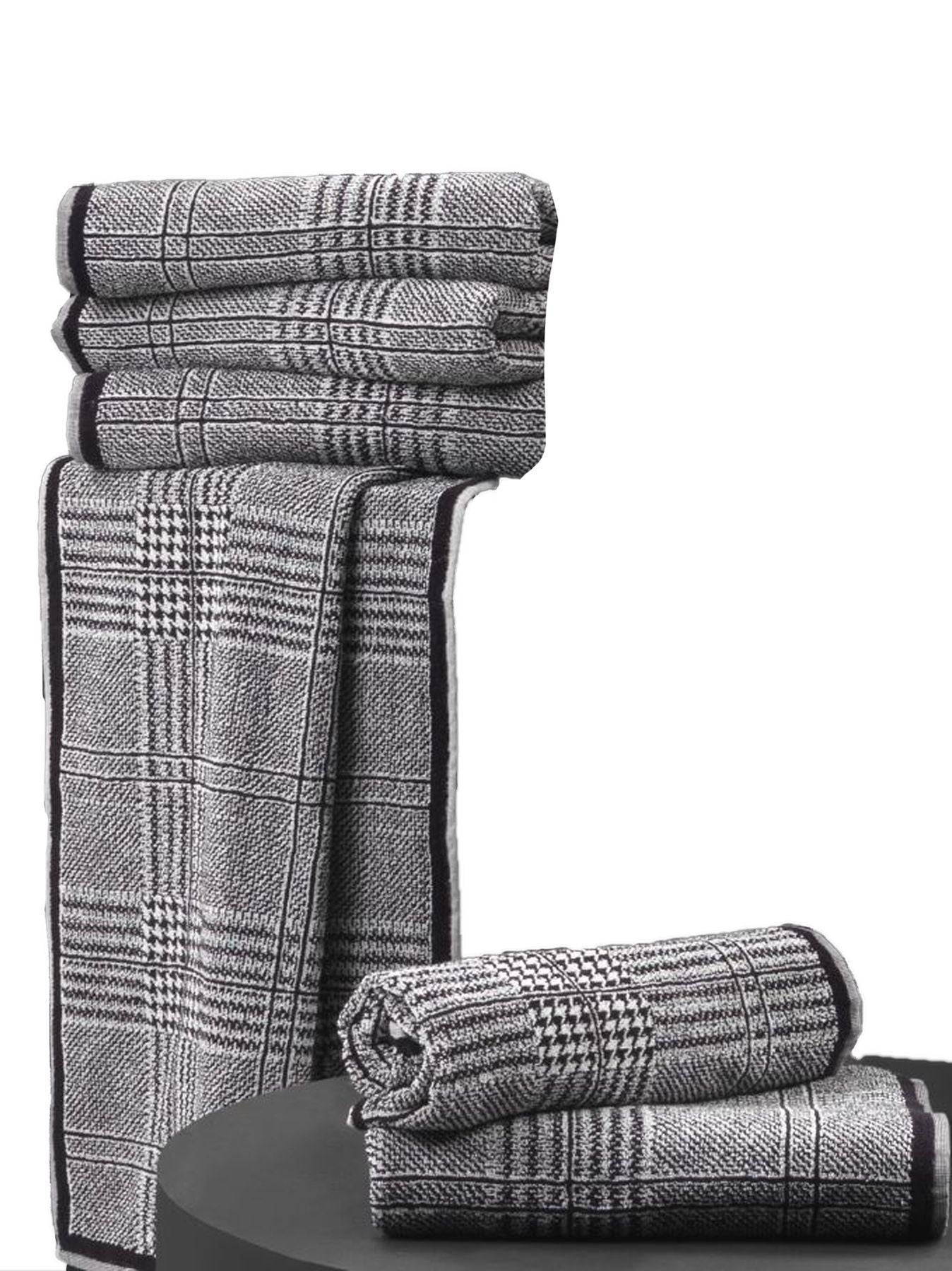 Asciugamani Coppia 1+1 Bagno GALLES 1 1 Carrara - evabiancheria