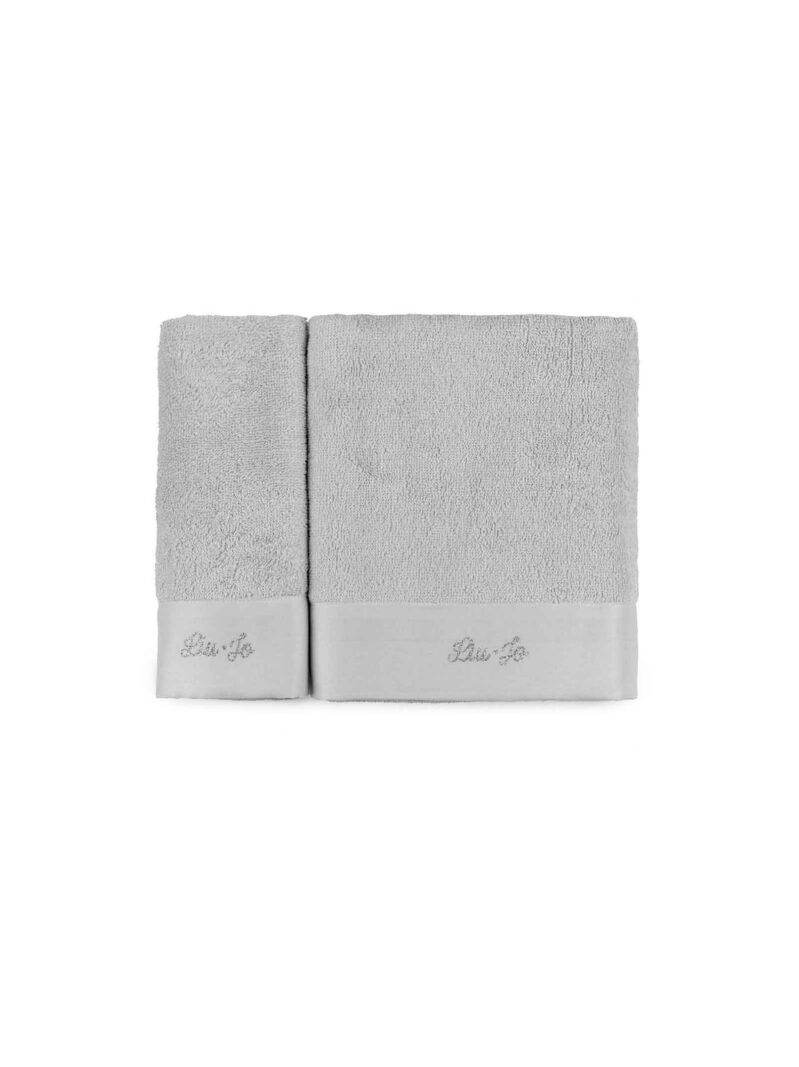 Asciugamani Coppia 1+1 Bagno LUCENTE 1 1 Liu Jo Home - evabiancheria