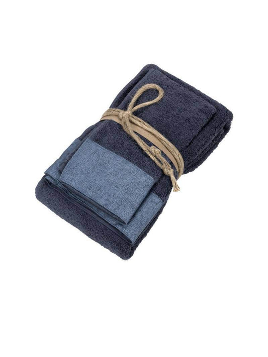 Asciugamani Coppia 1+1 Biancheria GALUCHAT 1 1 Fazzini - evabiancheria