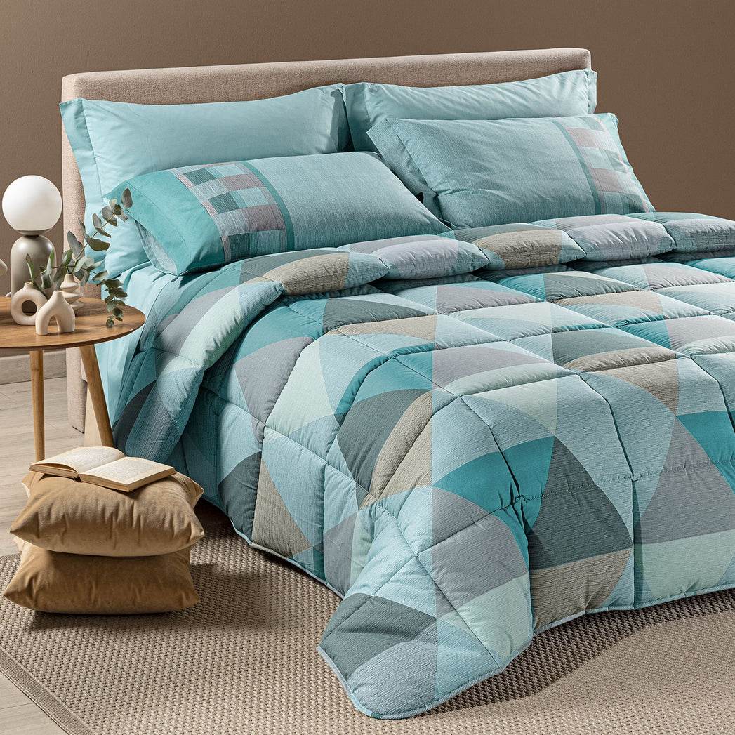 Trapunta Stampato Biancheria Londra Trap Caleffi - evabiancheria