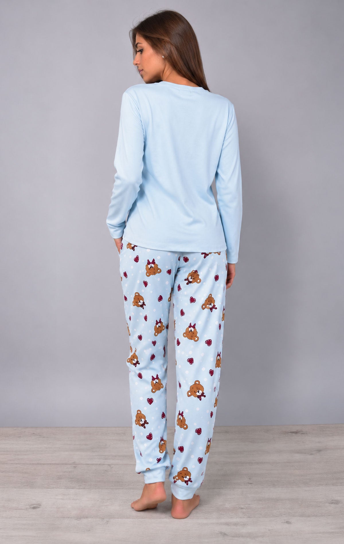 Pigiama Serafino Donna FR11 26 Verdissima