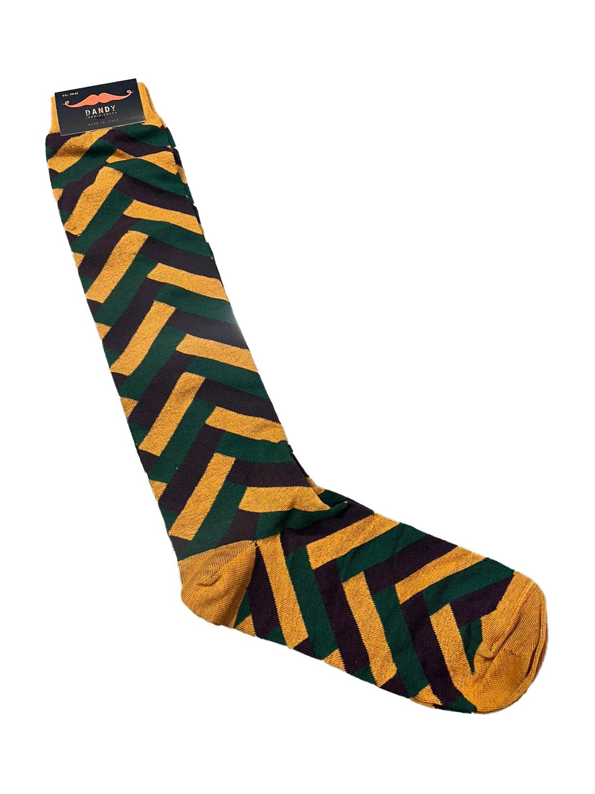 Calze lunghe Fantasia Uomo 522 LF Dandy Ironic Socks - evabiancheria