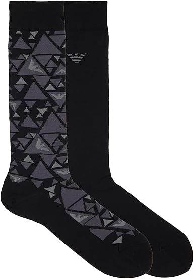 Calze lunghe Bi-pack Uomo AF18165 EM000545 Emporio Armani - evabiancheria