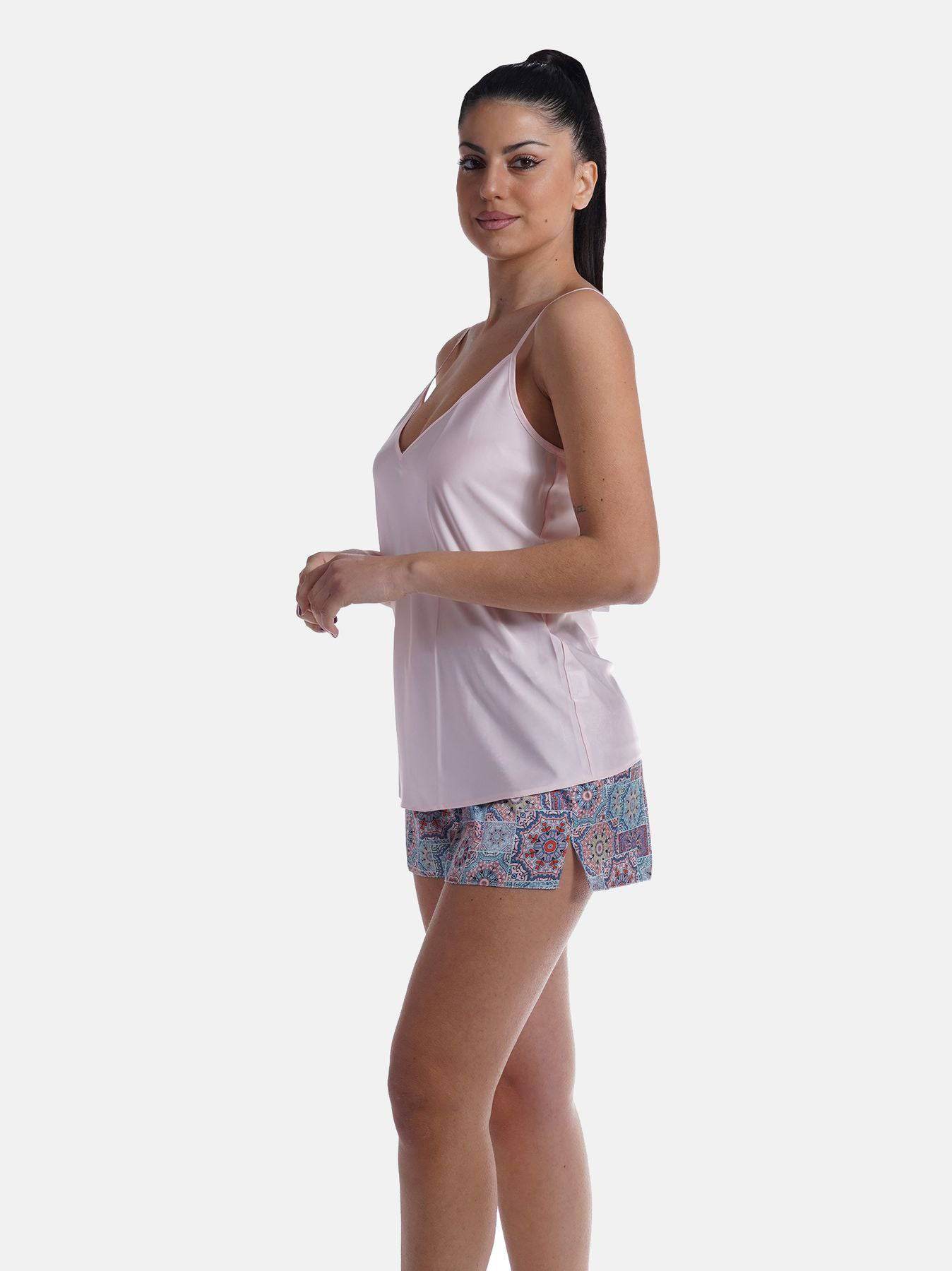 Baby Doll Top + Culotte Donna Blue baby Endorfinella - evabiancheria