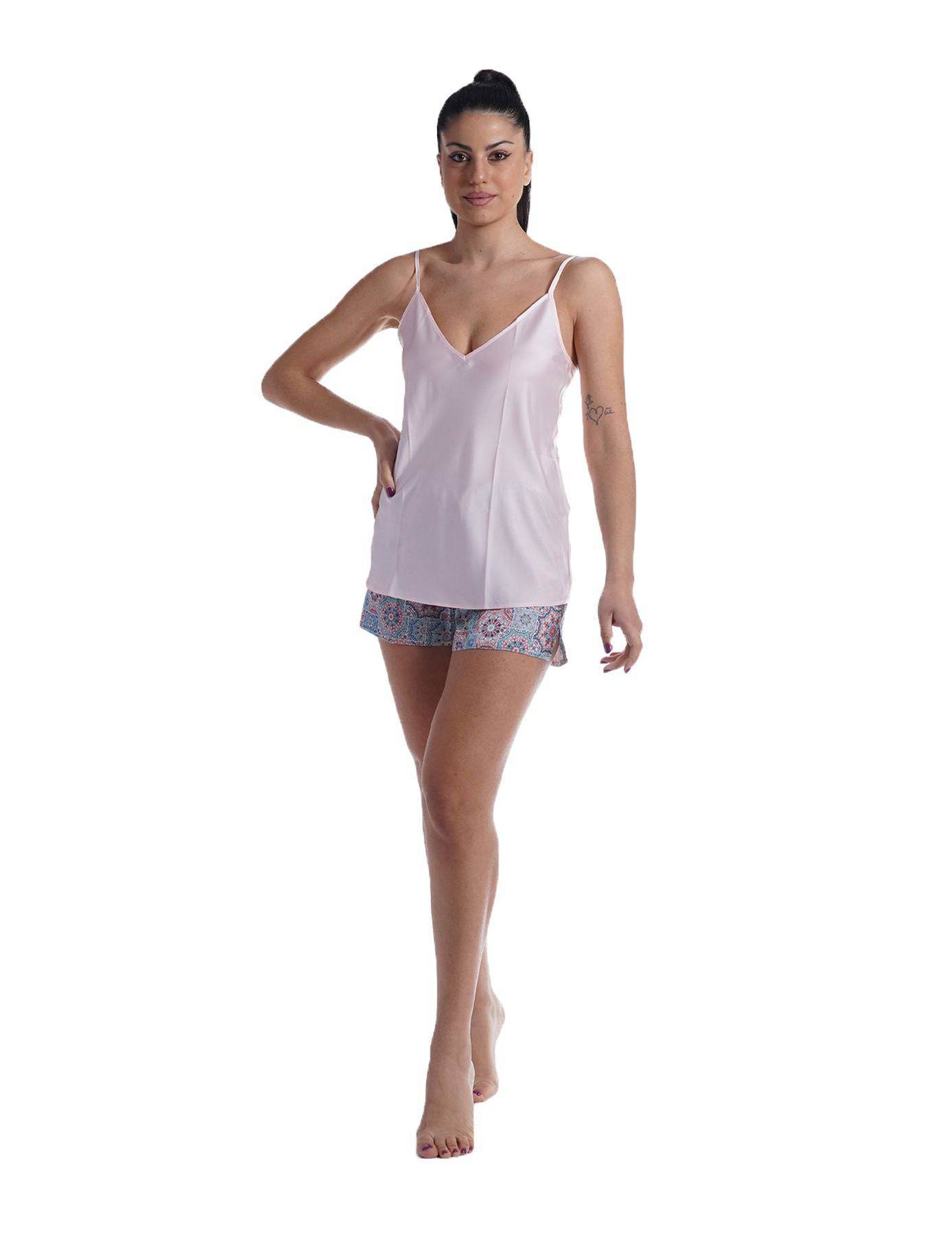 Baby Doll Top + Culotte Donna Blue baby Endorfinella - evabiancheria